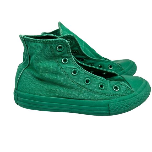 Converse Chuck Taylor All Star Hi 'Monochrome Bosphorus Green Big Kid Size 13.5 - Picture 1 of 13